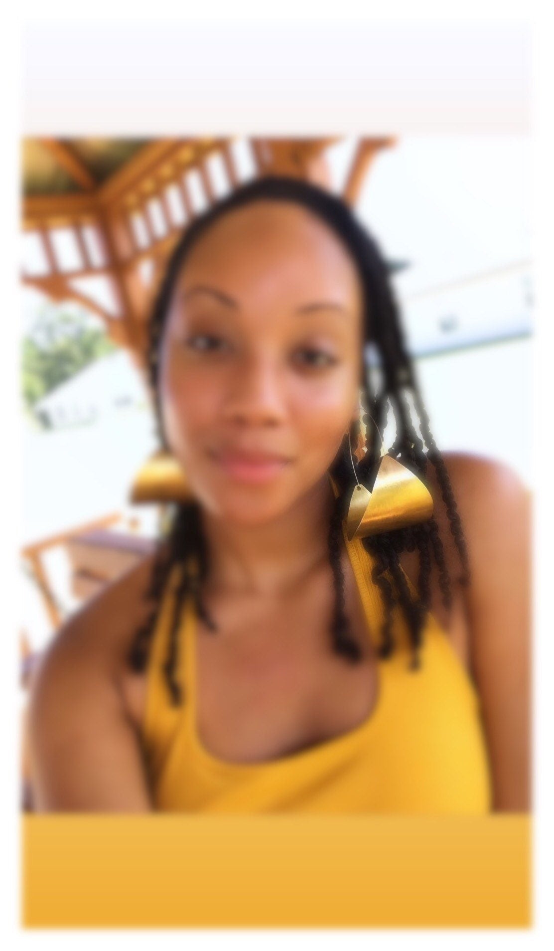 Brass MERKABAH Statement Sheild Earrings