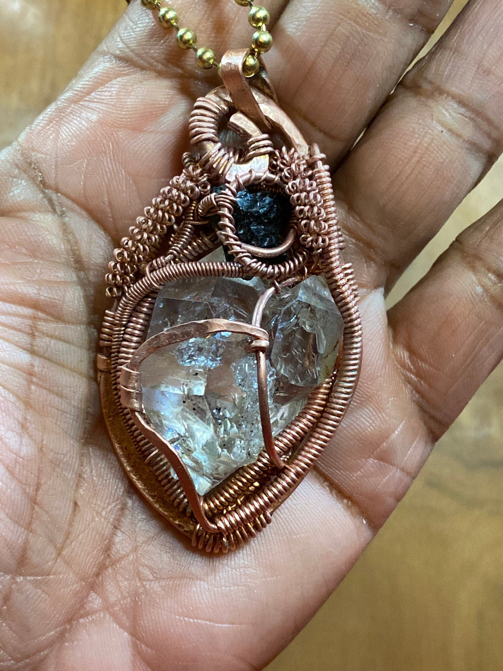 Please Read The Description/ Amulet - Intuitive Handcrafted Personalized/ Custom Crystal Gem Prescription For Wellbeing & Support