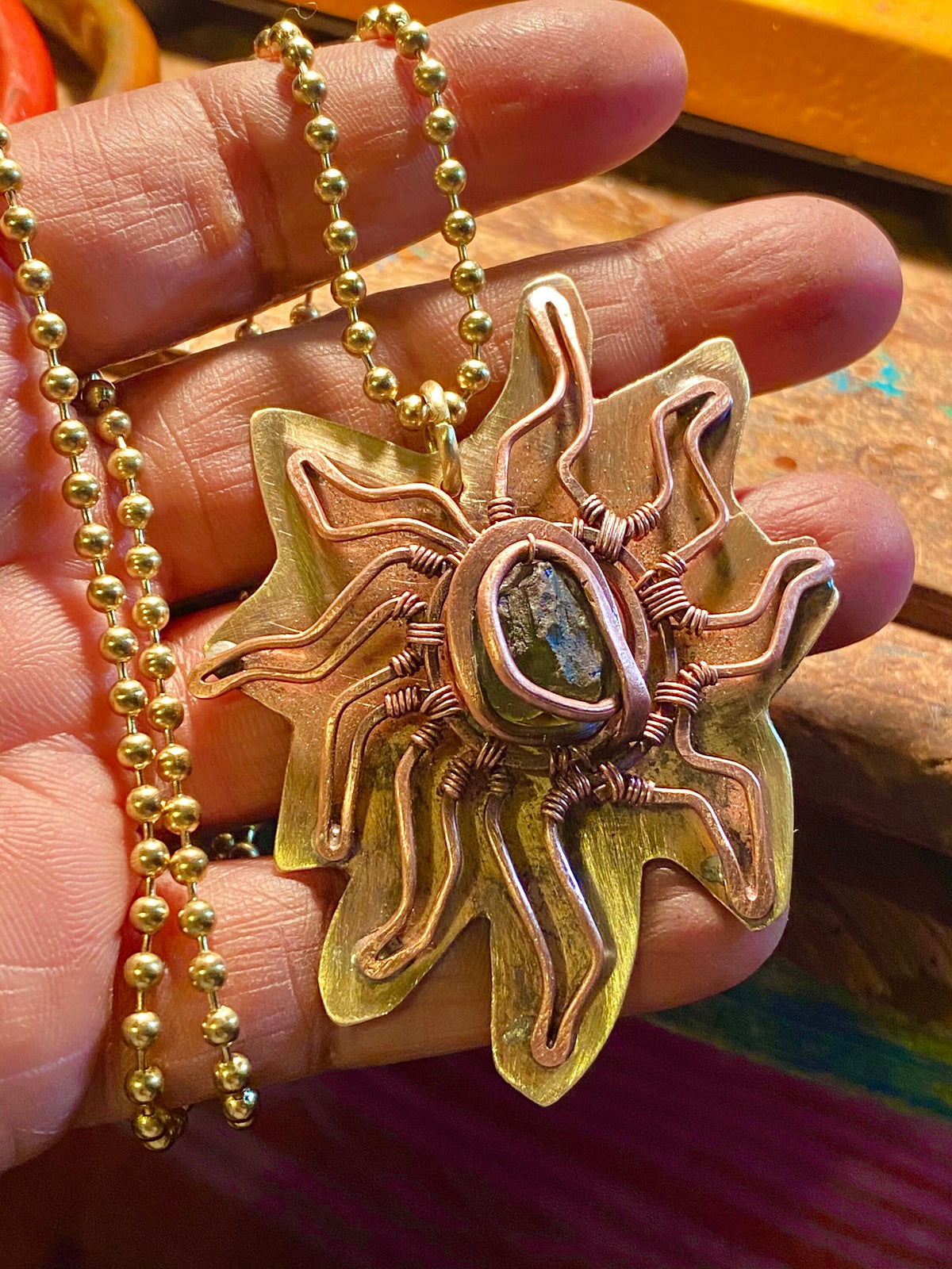 Please Read The Description/ Amulet - Intuitive Handcrafted Personalized/ Custom Crystal Gem Prescription For Wellbeing & Support