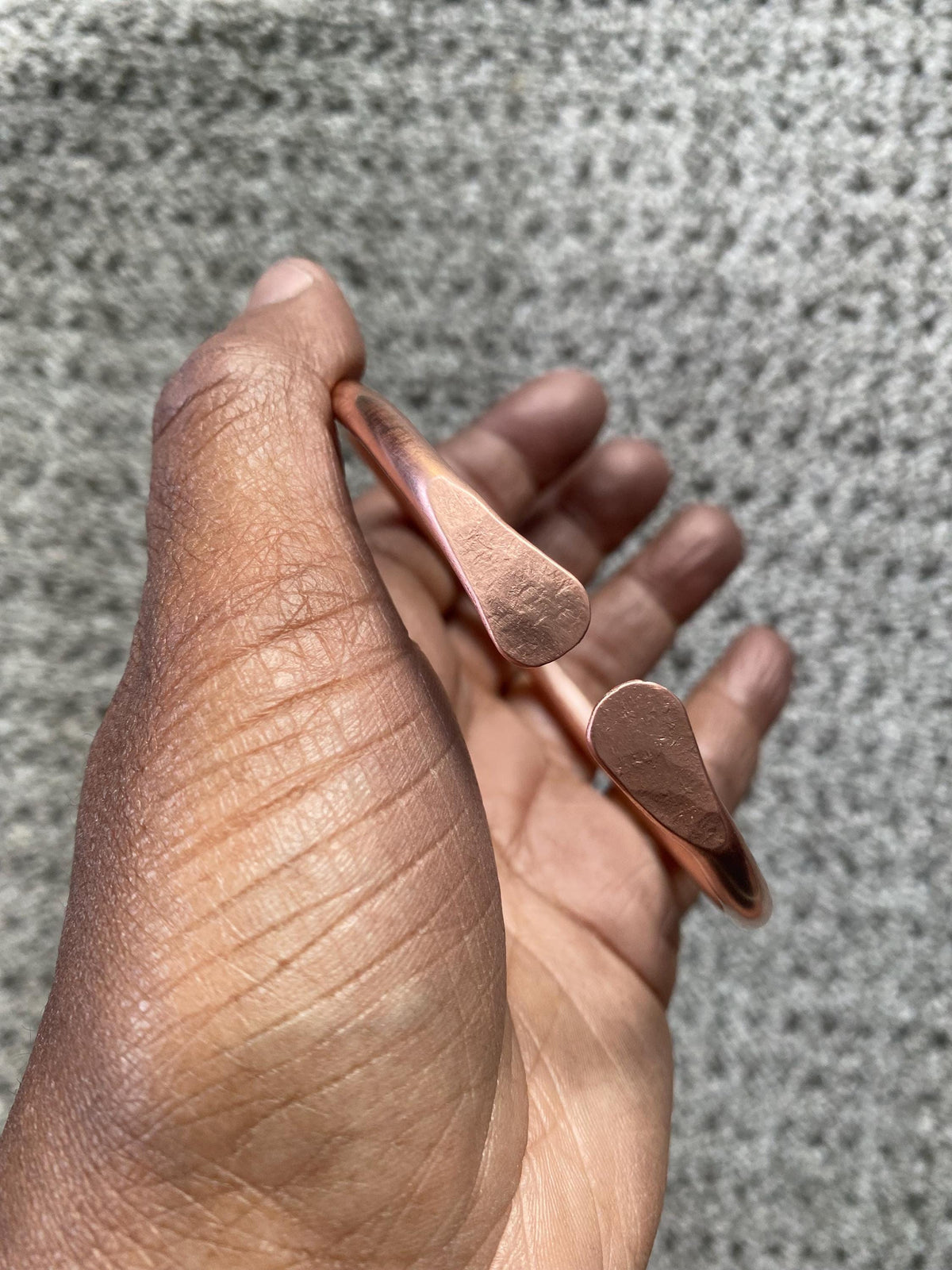 1 Thick Solid 99.9 Copper Wrist Bangle