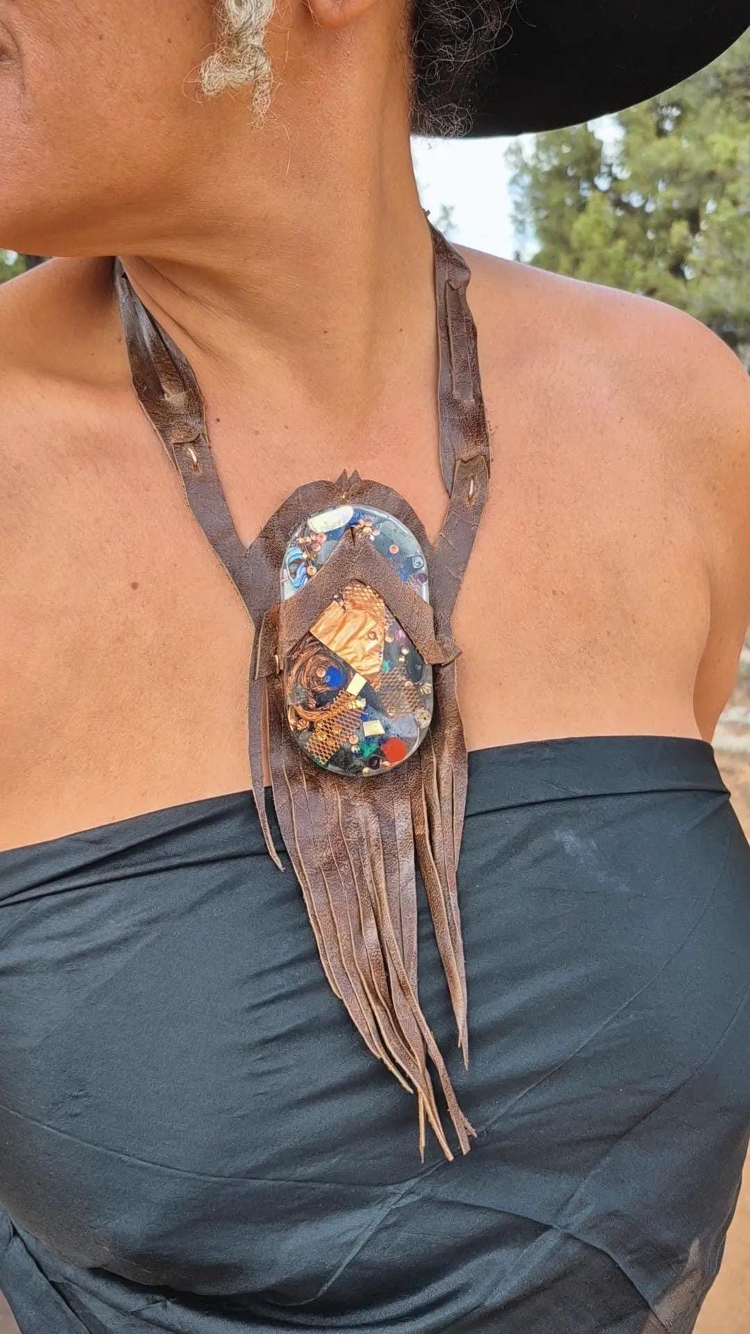 XL Shungite Orgone Shield Neckwear