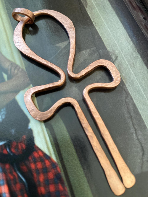 Ankh Breath Of LIFE Copper Tuning Pendant