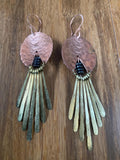 Hematite Copper Brass Earrings